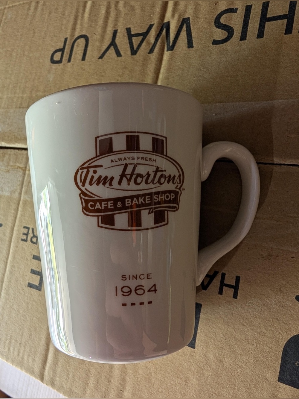 TIM HORTONS 2013 Cafe & Bake Shop Coffee Mug Steelite International England